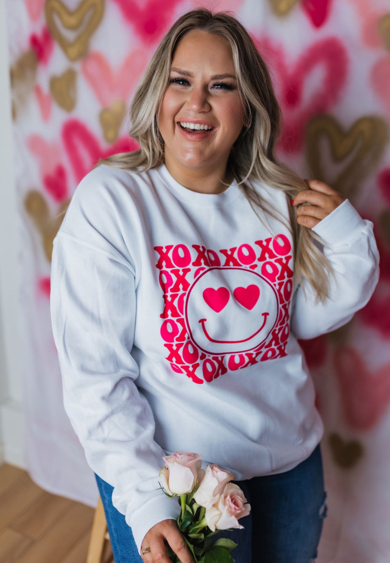 XO Smiley Crewneck