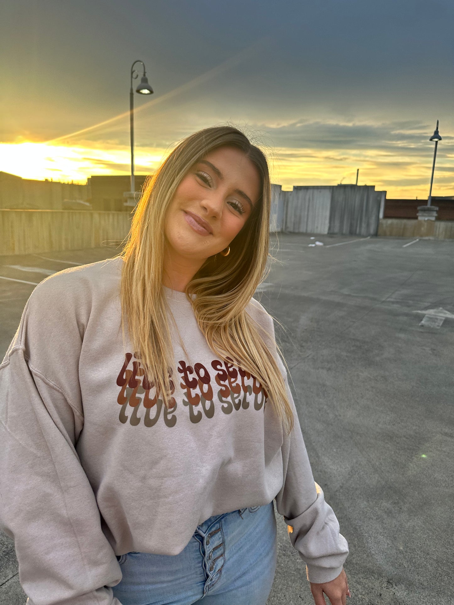 Live to Serve Crewneck