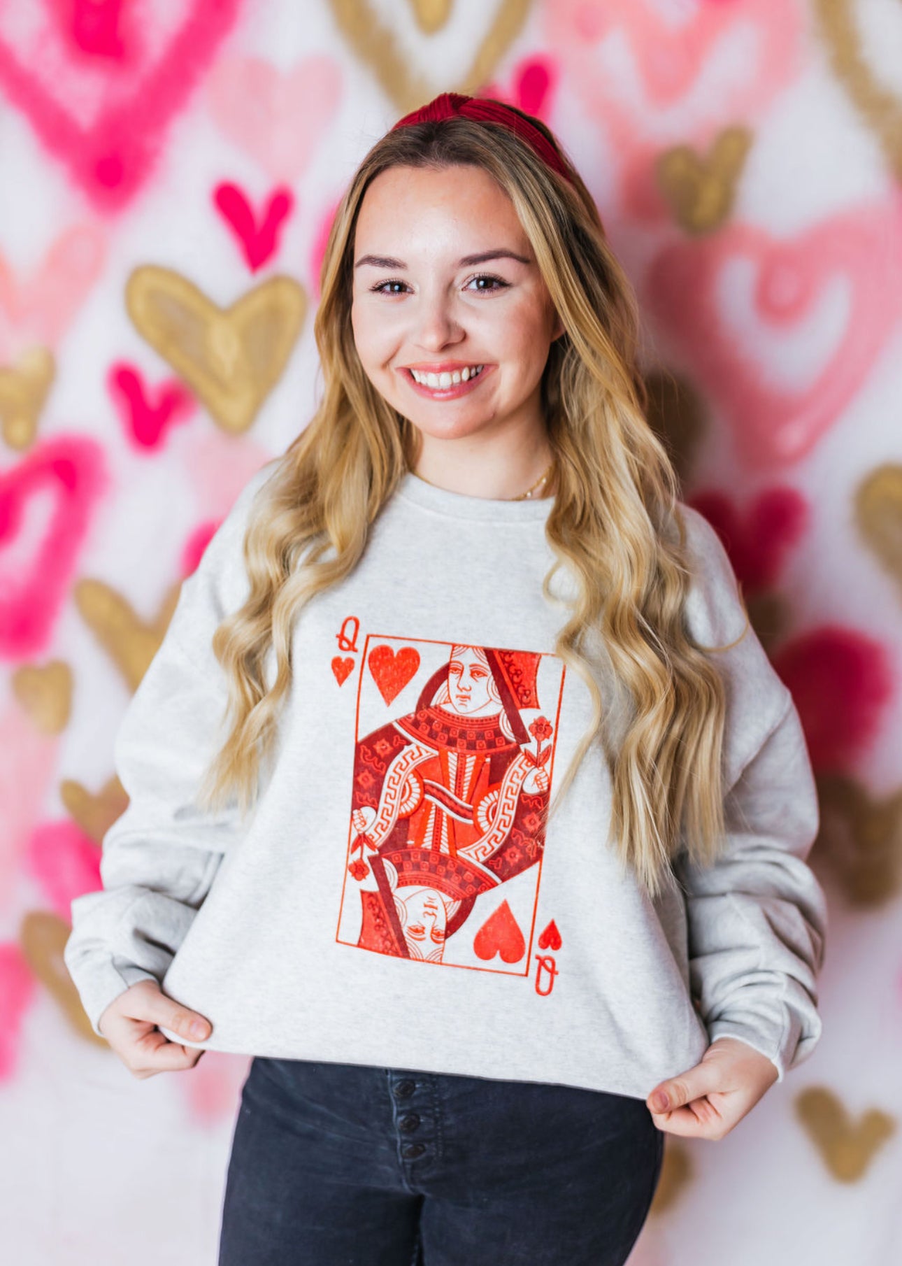 Queen of Hearts Crewneck