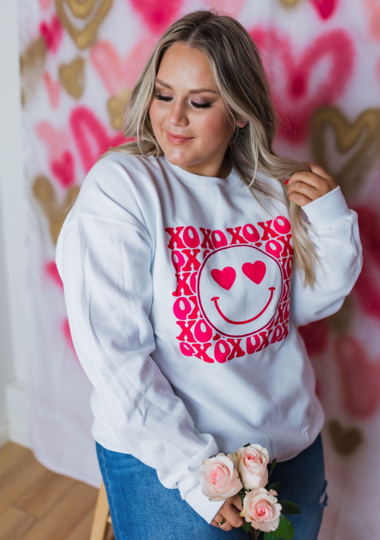 XO Smiley Crewneck
