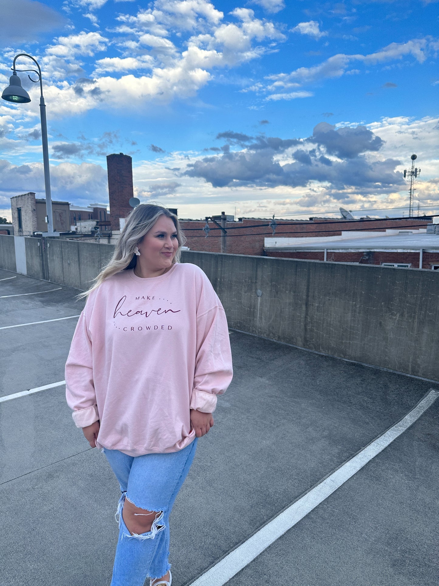 Make Heaven Crowded Crewneck