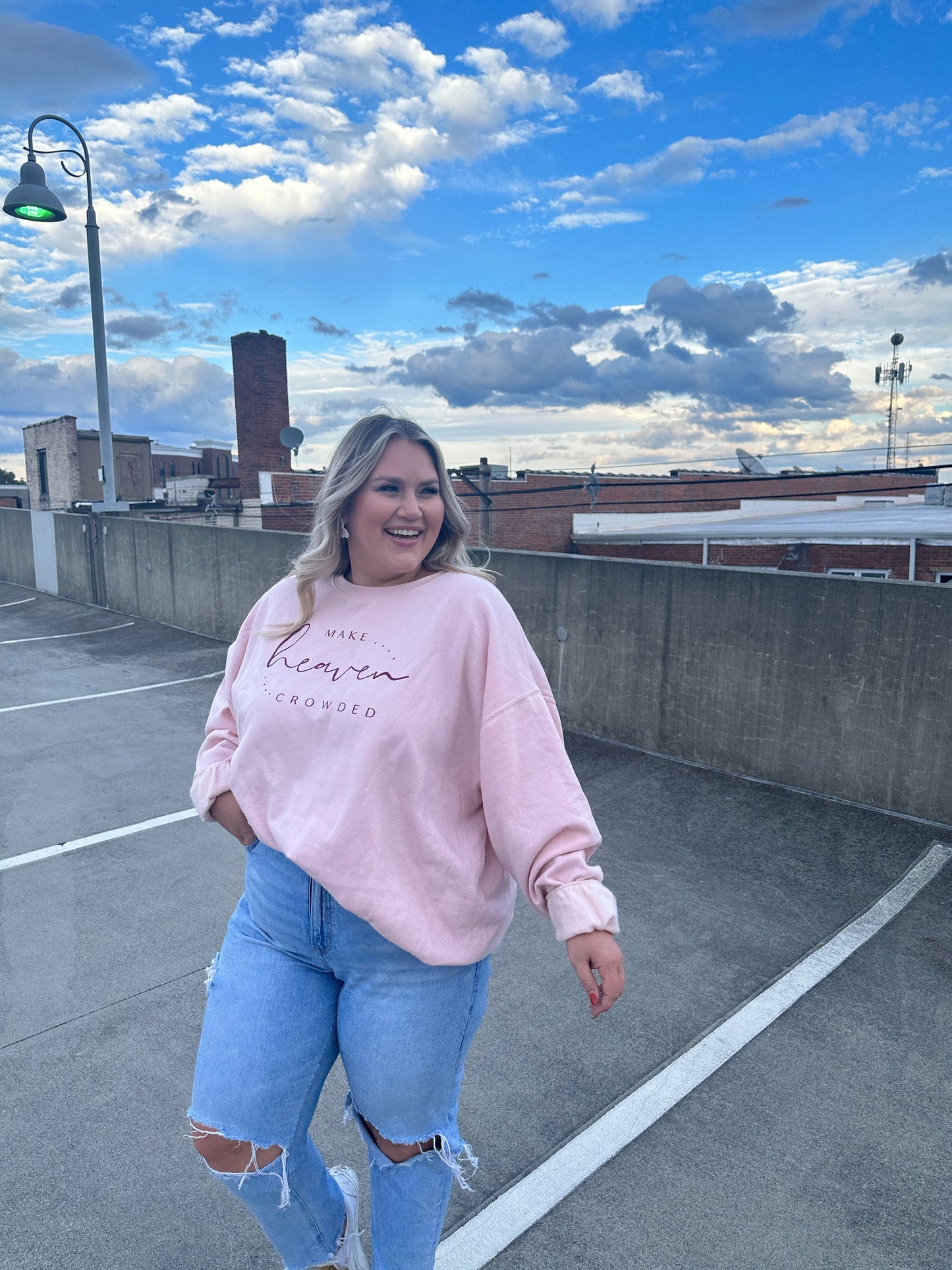 Make Heaven Crowded Crewneck