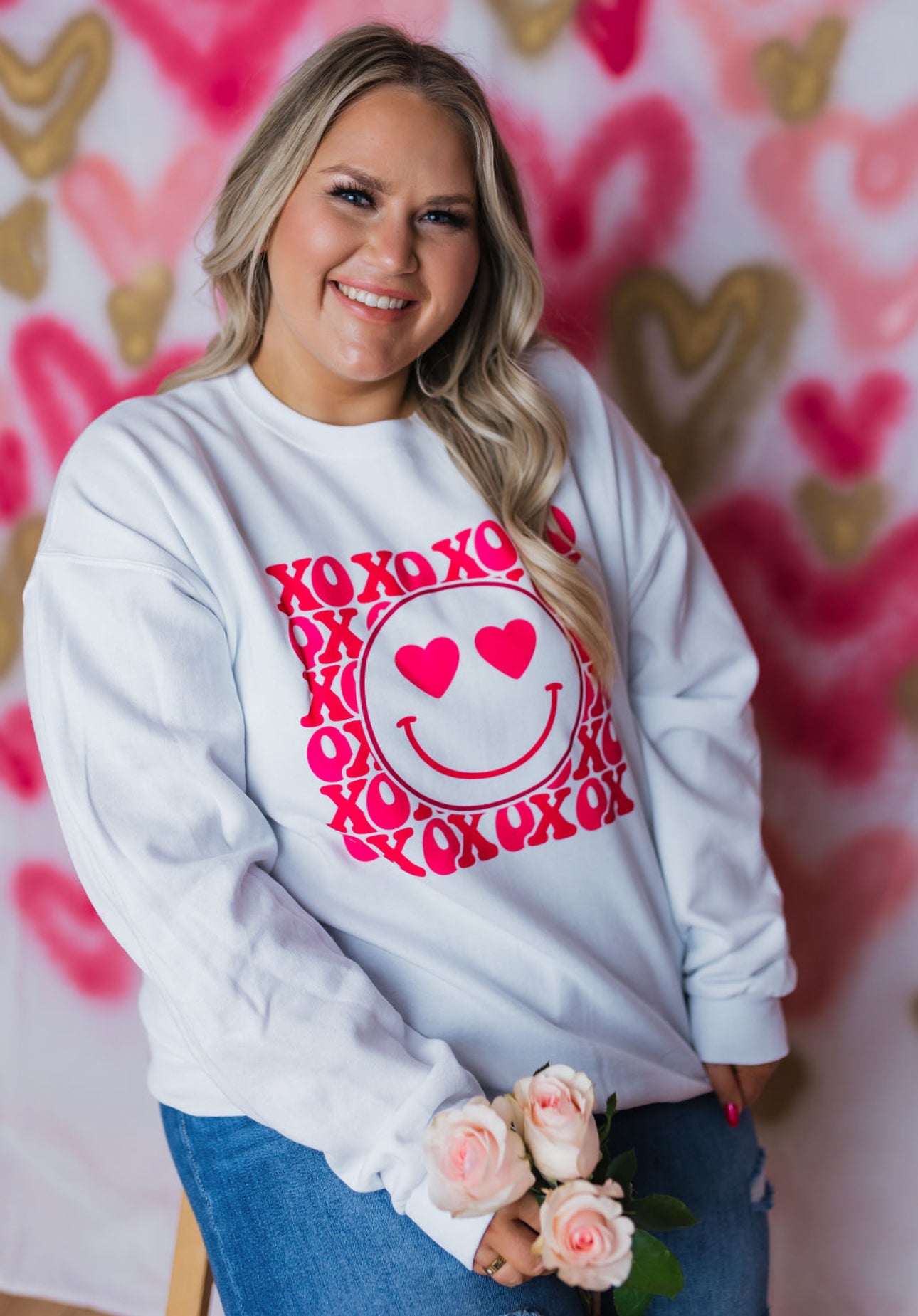 XO Smiley Crewneck