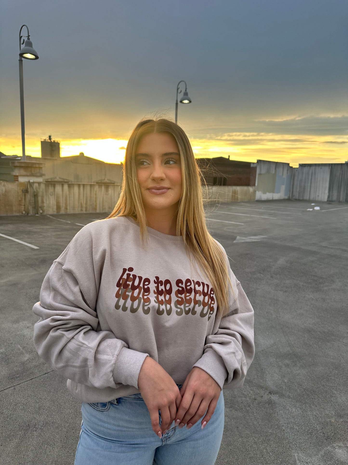 Live to Serve Crewneck