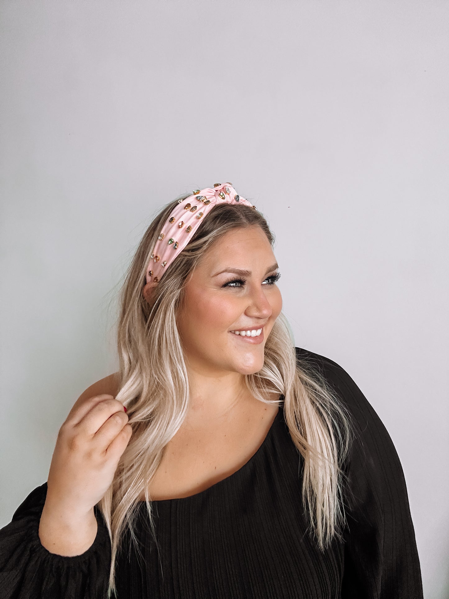 The Callie Headband - Light Pink