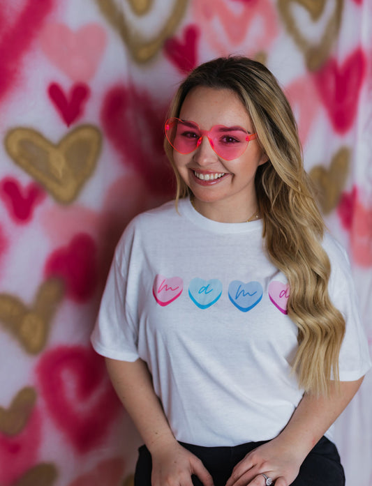 Mama Conversation Hearts Tee