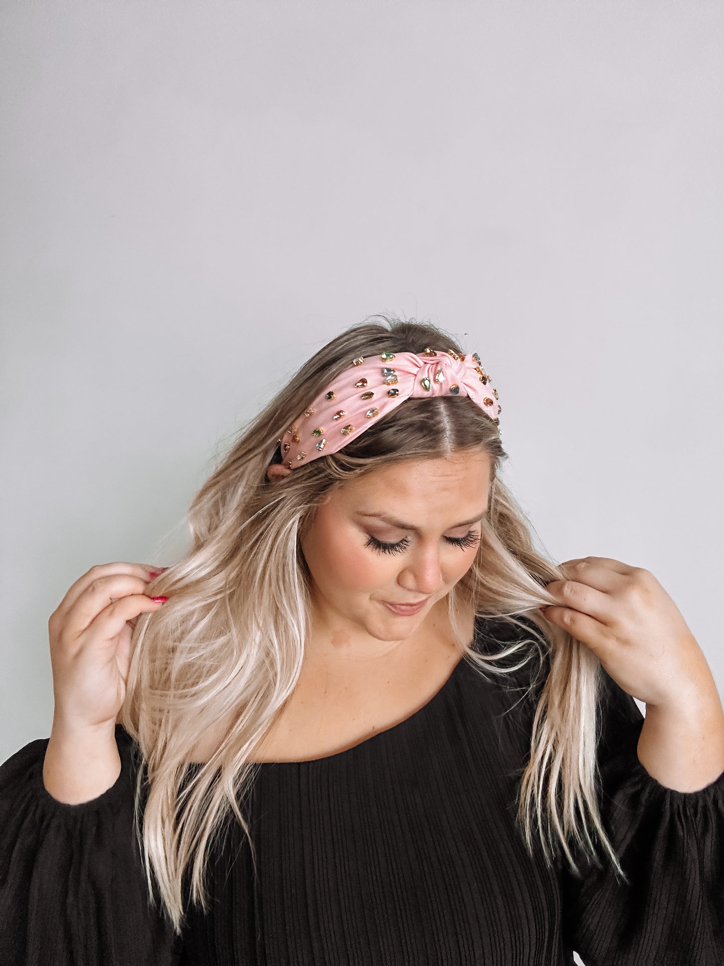 The Callie Headband - Light Pink